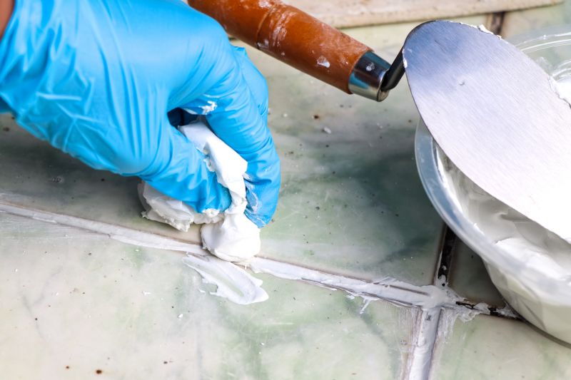 Glass Block Grout Repair